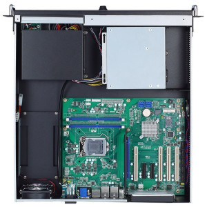 Axiomtek AX61223TM 2U Rackmount Chassis for ATX/Micro ATX Motherboard, black, w/o power supply